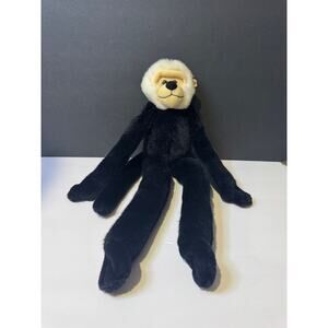 Toys R US Animal Alley Hanging Spider Monkey Black Cream 21.5" Plush EUC Vintage